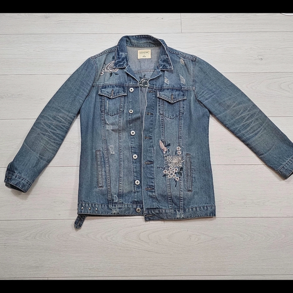 Embroidered Denim Jacket